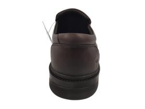 Mocassins à lacets en cuir marron pour homme Aircom Derby, semelle intermédiaire en EVA, doublure en microfibre, style uni pour le bureau et les occasions professionnelles, toutes saisons - Product Image 2