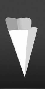 ที่ใส่เฟรนช์ฟรายส์รูปทรงกรวยสำหรับบริการซื้อกลับบ้าน ที่ใส่เฟรนช์ฟรายส์รูปทรงกรวยพิมพ์โลโก้ ราคาขายส่ง - Product Image 5