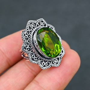 Anillos de Plata 925 con Piedras Preciosas de Lujo para Fiesta - Product Image 2