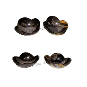 Plato para Servir de Estilo Americano, Hecho a Mano, Ecológico, Tallado en Cuerno de Búfalo, Tazón para Arroz, Decoración para el Hogar, Pulido a la Perfección - Product Image 4