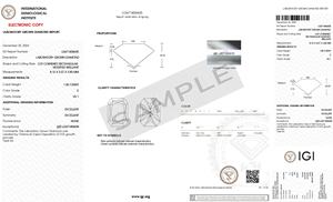 Excelente Diamante Cultivado en Laboratorio CVD con Corte Radiante de 1.50 Quilates, Color E, Claridad VS1, con Certificado IGI, para Pulsera - Product Image 2