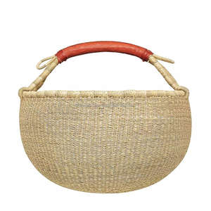 Cesta Bolga de Hierba Marina Natural, Tejida a Mano, Plegable, Multifuncional, con Tapa/Asas, Calidad de Exportación, Cesta de Almacenamiento - Product Image 6