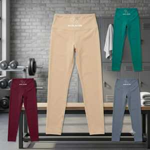 Women's High-Waisted Stretch Sports <b>Leggings</b> Breathable Quick Dry Eco-Friendly Fabric <b>Pockets</b> for Yoga Running Fitness - Product Image 5