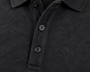 <b>Men</b> Dark Gray Heat-Transfer Printed <b>T</b>-<b>Shirt</b> Short Sleeve Collared Pullover Casual Golf Tennis Uniform Adults Front - Product Image 6