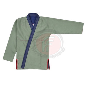 Uniforme de BJJ Avanzado, Ropa de Artes Marciales, Kimono de Jiu Jitsu Transpirable con Logotipo Frontal Lavado, Traje de Entrenamiento para Largas Sesiones de Práctica - Product Image 5