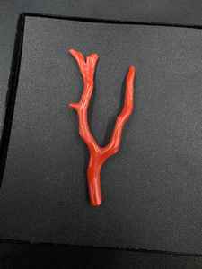 Cuentas de Coral Rojo Italiano 100% Natural de Alta Calidad, Piedras Preciosas en Bruto para la Fabricación de Joyas, Forma de Árbol - Product Image 2