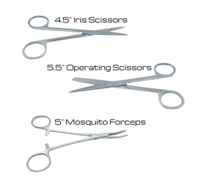 Kit de dissection manuel avancé en acier inoxydable pour étudiants en biologie et médecine - 20 pièces - Couteau à dépecer, manche et lames - Product Image 4