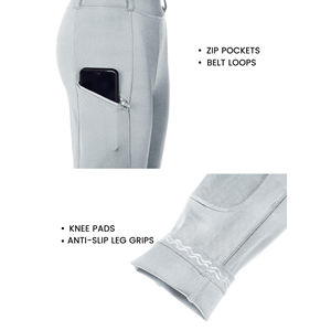 Pantalones de Montar a Caballo para Mujer con Logotipo Personalizado y Bolsillos Laterales con Cremallera para una Moda Ecuestre Elegante y Diversión al Montar a Caballo - Product Image 5