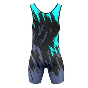 <b>Singlet</b> Wrestling Silk Screen Printing Stretch Breathable Quick Dry Front Logo OEM Service 100% Polyester Durable - Product Image 3