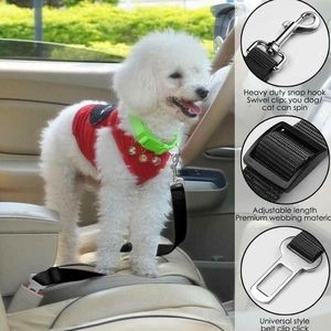2 packs de ceintures de sécurité réglables pour harnais de voiture pour chats et chiens. - Product Image 6