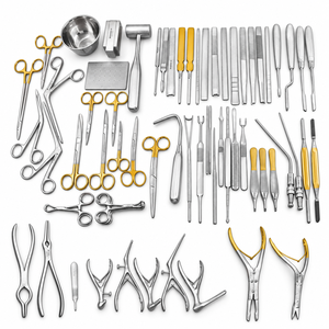 Ensemble complet d'instruments de rhinoplastie manuels 69 pièces, acier inoxydable allemand, kit de chirurgie plastique pour le nez, réutilisable, certifié CE - Product Image 2