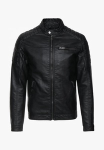 100% Genuine Leather Winter Streetwear Jacket <b>Sherpa</b> <b>Lined</b> Waterproof Breathable & Quick Dry for Men - Product Image 2