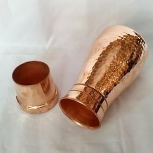 Jarra de cobre martillado para agua saludable, jarra de cobre para beber, juego de jarras de cobre ayurvédicas, jarra de cobre para la salud, jarra india. - Product Image 6