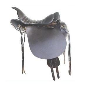 Silla de montar inglesa de alta calidad de cuero sintético para carreras de barriles y senderismo, conjunto superventas del fabricante al por mayor - Product Image 1