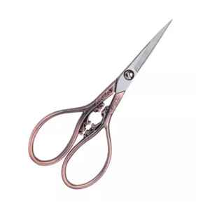 Ciseaux professionnels vintage en acier inoxydable à lame droite, légers, pour droitiers, à manche court, pour cheveux, avec couleur personnalisée - Product Image 4
