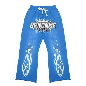 Servicio OEM, Conjunto Deportivo de Dos Piezas Personalizado, Pantalones Holgados con Logotipo Serigrafiado, Ropa Deportiva, Fabricación de Conjuntos Deportivos para Hombre - Product Image 5