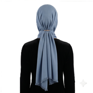 Foulard Hijab Court en Polyester pour Femme, Couleur Unie, Respirant, Léger, Style Arabe Musulman, Élégant, Toutes Saisons, Vente en Gros - Product Image 5