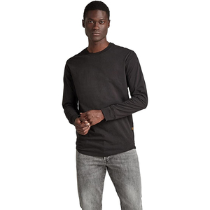 New <b>Men's</b> Long Sleeve Solid Color Cotton Jersey T-Shirt O-Neck Regular Fit Casual Style - Product Image 1