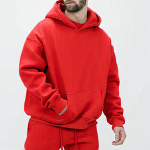 Conjunto Deportivo de 2 Piezas para Hombre, Talla Grande, Sudadera con Capucha y Pantalones Deportivos de Felpa de Algodón, Ropa Deportiva Urbana con Logotipo Personalizado - Product Image 5