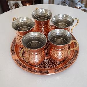 Taza de cobre premium, elegante, perfecta para beber agua en familia y para festivales y celebraciones, procedente de la India. - Product Image 2