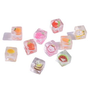 Jouet populaire en TPR transparent en forme de fruit, cube de glace à pincer, pour plaisirs de farces, décompression, jouet à presser, Mochi sensoriel, outil anti-stress - Product Image 5