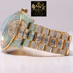 Premium Moissanite Diamond Hip Hop <b>Watch</b> <b>for</b> <b>Men</b> Luxury Waterproof Wristwatch <b>for</b> Daily Wear and Special Events <b>for</b> Sale - Product Image 2