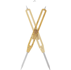 Outil de dessin professionnel en laiton pour artistes, diviseur à motif droit pour le dessin technique, disponible à prix de gros. - Product Image 2