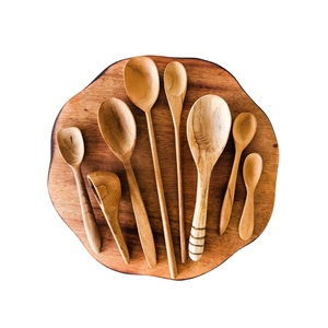 Cuillère en bois de qualité supérieure, écologique, de qualité alimentaire, très vendue, durable, réutilisable, pour desserts, vente en gros - Product Image 1