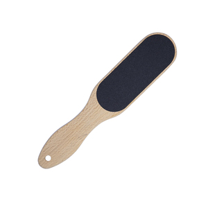 Limas de Pedicura de Alta Calidad con Mango de Madera para Salón de Belleza, Removedor de Piel Muerta, Limas de Doble Cara, Servicio OEM ODM - Product Image 2