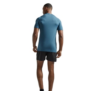 Camiseta Deportiva para Hombre, de Manga Corta, Corte Regular, Cuello Redondo, Ecológica, Transpirable, de Algodón y Fibra de Bambú - Product Image 3
