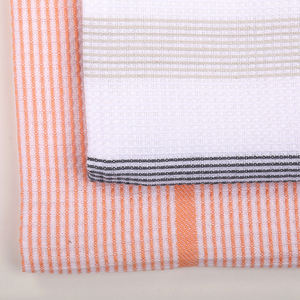 ผ้าเช็ดจานครัวแบบวาฟเฟิล ซึมซับได้ดีเยี่ยม เนื้อผ้าฝ้ายนุ่ม แห้งไว - Product Image 1