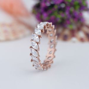 Luxury Exquisite 925 Sterling Silver Gold Plated Engagement Wedding <b>Rings</b> with Diamond Cuff Design <b>Fine</b> Jewelry for Women - Product Image 5