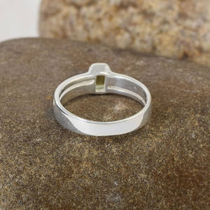 New Elegant Genuine Moldavite Gemstone Fine <b>Ring</b> Raw Crystal In 925 Sterling Silver Certified Boho <b>Statement</b> Jewelry Unique Gift - Product Image 4