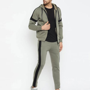 Custom <b>Men</b> <b>Track</b> <b>Jacket</b> And Jogger Set Full Zip Activewear Casual Streetwear OEM ODM Supplier - Product Image 4