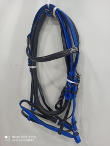 Juego de Brida para Caballo de PVC con Riendas de Goma, Hebillas de Acero Inoxidable y Acolchado de Neopreno, Fabricante de Arnés Personalizado para Caballos - Product Image 2