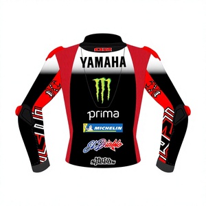 Veste de course en cuir pour homme Fabio Quartararo Ramaha MotoCP 2026/Chaquetta, équipement de moto sur mesure avec protection CE niveau 2 - Product Image 2