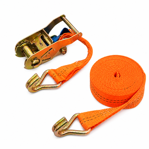 Correa de Amarre de Poliéster de Alta Tenacidad de 38 mm con Ganchos Dobles en J, 10 m, 1500 kg, Suministro Directo de Fábrica, Venta al Por Mayor - Product Image 1