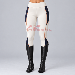 Pantalones de equitación para mujer, hechos con materiales transpirables, con movimiento flexible y comodidad confiable para interiores. - Product Image 2