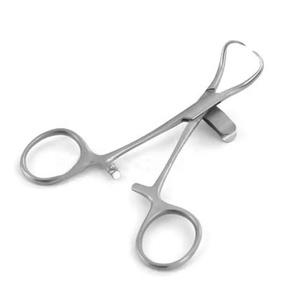 Schaedel Clamps Towel Straight Clip With <b>Cross</b> Action 90mm Stainless Steel Towel Forceps BY ZACHARY INDUSTRIES - Product Image 2