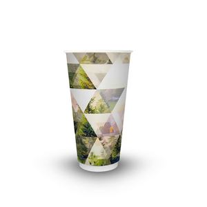 Gobelets en papier jetables à paroi simple de 8 oz/12 oz/16 oz/20 oz/22 oz, impression de logo personnalisable, recyclables, qualité alimentaire, pour servir du café - Product Image 4