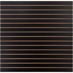 Paneles de listones negros de alta resistencia de 4 pies x 2 pies, 24 pulgadas de alto x 48 pulgadas de largo, juego de 2 para organizador de pared de garaje, estantes de garaje - Product Image 4