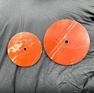 หน้าปัดนาฬิกาเรดแจสเปอร์ ขนาด 31.5 มม. ขัดเงาด้านเดียว หนา 0.7 มม. รูตรงกลาง 2 มม. - Product Image 5