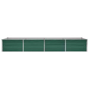 Acero galvanizado 126 "x 31,5" x 17,7 "Jardín Cama elevada Color verde - Product Image 3