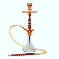 Chicha en métal de style antique pour une décoration de fumée traditionnelle, avec un artisanat élégant fait main et un charme vintage