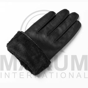 Gants d'extérieur en cuir du Pakistan pour femmes, gants thermiques élégants pour la conduite automobile - Product Image 2