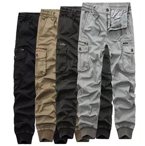 Tactical Hunting Cargo Pant Multi Pocket Style Straight <b>Trouser</b> Softshell <b>Waterproof</b> Windproof Elastic Waist Workwear Fishing - Product Image 1