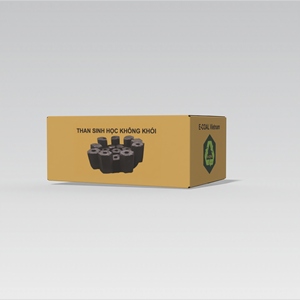 Boîte d'emballage en charbon de bois écologique personnalisée OEM/ODM, papier kraft ou ondulé durable pour briquettes de charbon de bois - Product Image 1