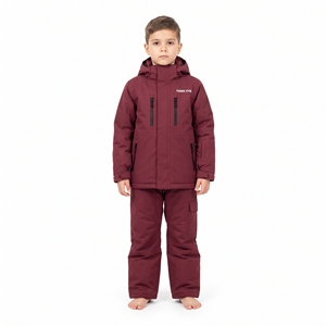 Traje de Esquí Impermeable para Niños Hawk Eye, Chaqueta con Capucha y Pantalones Aislantes Sintéticos para Deportes de Nieve al Aire Libre - Product Image 5