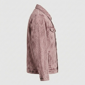 High Quality <b>Men</b> <b>Denim</b> <b>Jacket</b> Everyday Casual Jean Coat with Personalized Embroidery and Logo Printing Best Selling <b>Denim</b> <b>Jacket</b> - Product Image 3