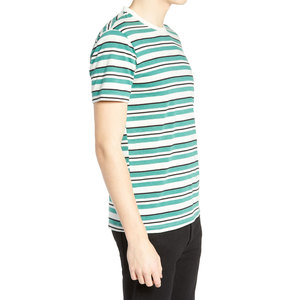 T-shirt pour homme All Over Lines, 100% polyester, personnalisable, faible MOQ, nouveau design, respirant, séchage rapide, t-shirts d'été - Product Image 3